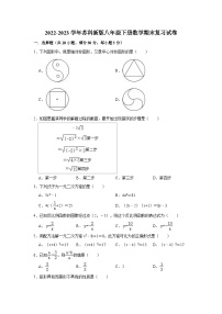 2022-2023学年苏科新版八年级下册数学期末复习试卷(含解析)