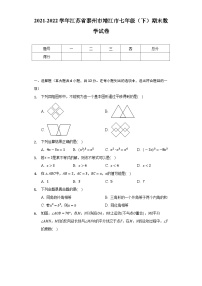 2021-2022学年江苏省泰州市靖江市七年级（下）期末数学试卷(含解析)