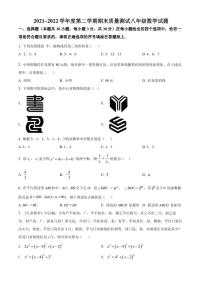 2021-2022学年江苏省南通市启东市八年级下学期期末考试数学试题（PDF版，含解析)