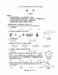 2023年安徽省中考数学试卷真题+答案