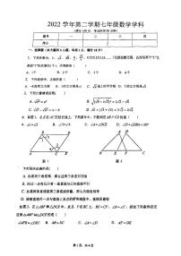 +上海市民办尚德实验学校2022-2023学年+七年级下学期数学期中卷