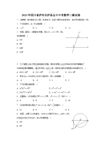 2023年四川省泸州市泸县五中中考数学三模试卷（含解析）