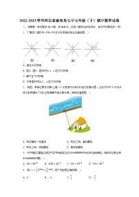 2022-2023学年河北省秦皇岛七中七年级（下）期中数学试卷（含解析）