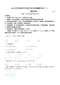 2023年河北省保定市高碑店市中考三模数学试题