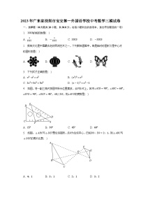 2023年广东省深圳市宝安第一外国语学校中考数学三模试卷