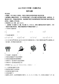 2023年黑龙江省大庆市杜尔伯特蒙古族自治县中考二模数学试题