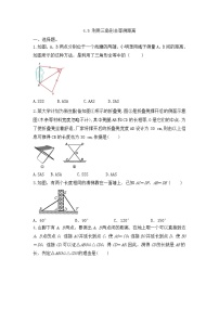 北师大版七年级下册第四章 三角形5 利用三角形全等测距离测试题