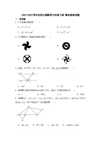 北师大版数学七年级下册 期末拔高试题（无答案）