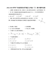 2022-2023学年广东省深圳市罗湖区七年级(下)期中数学试卷(含解析)