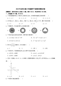 2022-2023学年北师大版八年级数学下册期末模拟试卷（含答案）