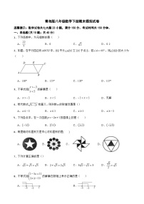 2022-2023学年青岛版八年级数学下册期末模拟试卷（含答案）