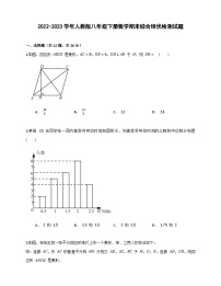 2022-2023学年人教版八年级下册数学期末综合培优检测试题（含答案）