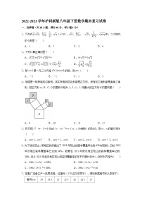 2022-2023学年沪科版八年级下册数学期末复习试卷（含答案）