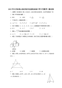 2023年江苏省连云港市海州区新海实验中学中考数学三模试卷（含解析）