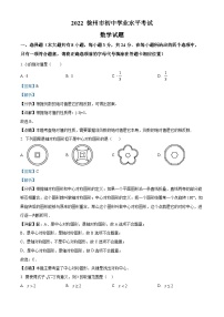 2022年江苏省徐州市中考数学真题（解析版）