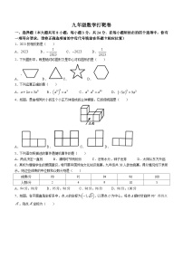 2023年江苏省徐州市沛县中考三模数学试题(含答案)