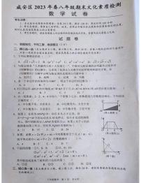 湖北省咸宁市咸安区2022--2023学年下学期八年级期末文化素质检测数学试卷