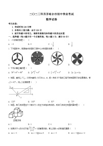 2023年黑龙江省齐齐哈尔市中考数学中考真题