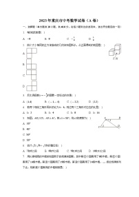 2023年重庆市中考数学试卷（A卷）(含解析)