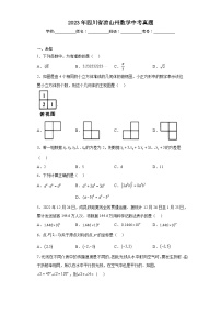 2023年四川省凉山州数学中考真题