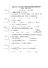 新疆维吾尔自治区伊犁哈萨克自治州2022-2023学年七年级下学期6月期末数学试题