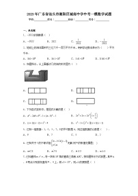 2023年广东省汕头市潮阳区城南中学中考一模数学试题（含解析）