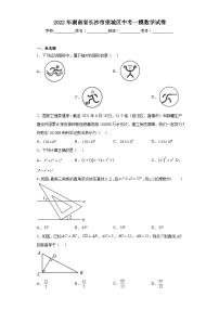 2022年湖南省长沙市望城区中考一模数学试卷（含解析）