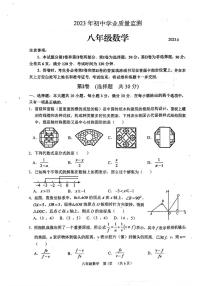 山东省枣庄市山亭区2022-2023学年八年级下学期期末检测数学试题