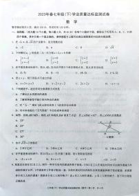 重庆市彭水县、黔江区等部分学校2022-2023年学年七年级下学期期末学业质量达标监测数学试题