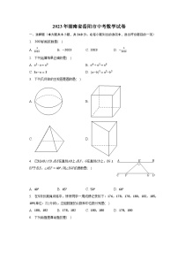 2023年湖南省岳阳市中考数学试卷（含解析）