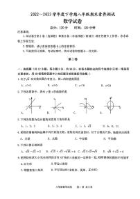 广西南宁市邕宁区2022-2023学年八年级下学期期末数学试题