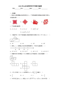 2023年山东省菏泽市中考数学真题（含答案）