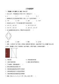 湖南省株洲市茶陵县2022-2023学年八年级下学期期中质量检测数学试卷(含解析)