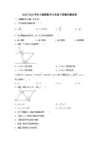 2022_2023学年人教版数学七年级下册期末测试卷