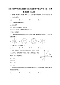 2022-2023学年湖北省武汉市江岸区解放中学九年级（下）月考数学试卷（3月份）（含解析）