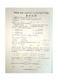 湖北省十堰市郧西县2022-2023学年七年级下学期6月期末学业水平测试数学试题