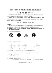 山东省济南市槐荫区2022-2023学年八年级下学期期末考试数学试题