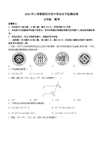 湖南省岳阳市2022-2023学年七年级下学期期末数学试题(含答案)