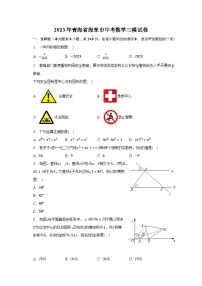 2023年青海省海东市中考数学三模试卷(含解析）