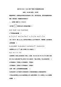 河南省新乡市第十中学2022-2023学年八年级下学期期末数学试卷（含答案）