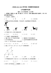 福建省龙岩市上杭县2022-2023学年七年级下学期期末数学试题（含答案）