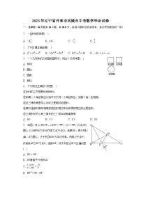 2023年辽宁省丹东市凤城市中考数学毕业试卷（含解析）