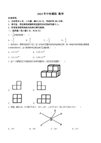 2023年河南省南阳市卧龙区南阳市第二十一学校中考三模数学试题（含答案）