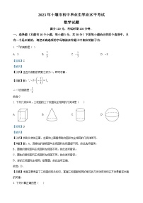 2023年湖北省十堰市中考数学真题（解析版）