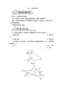 初中数学11.2.2 三角形的外角学案