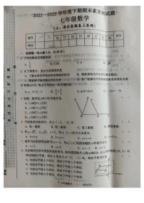 河南省驻马店市汝南县2022-2023学年七年级下学期7月期末数学试题