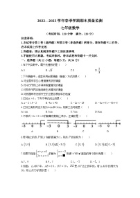 广西壮族自治区南宁市兴宁区重点中学2022-2023学年七年级下学期期末数学试题(无答案)