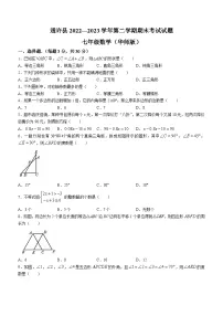 河南省开封市通许县2022-2023学年七年级下学期期末数学试题（含答案）