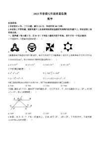 河南省驻马店市驿城区2022-2023学年七年级下学期期末数学试题（含答案）