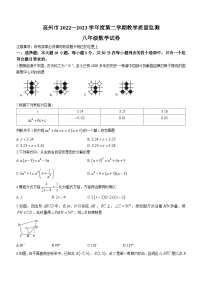 广东省茂名市高州市2022-2023学年八年级下学期6月期末数学试题（含答案）